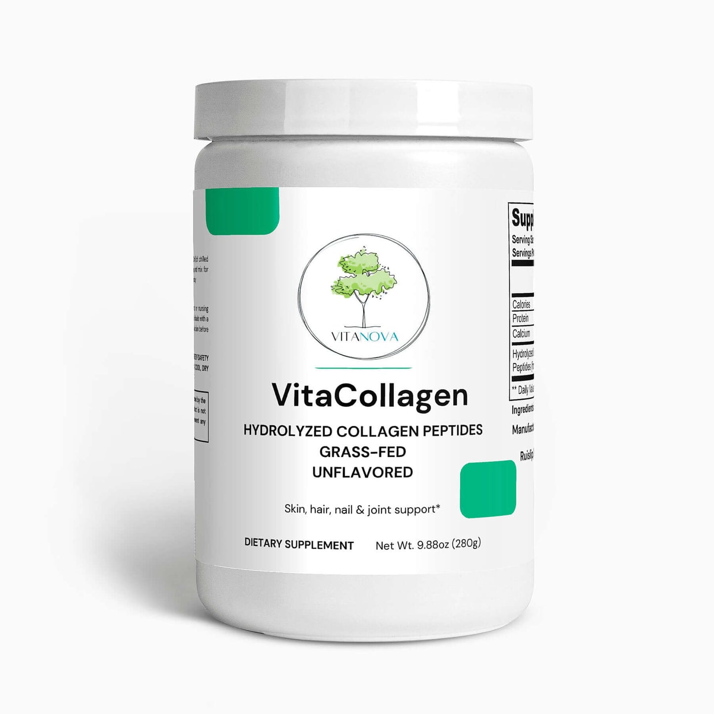 VitaCollagen Grass-Fed Hydrolyzed Collagen Peptides - VitaNova