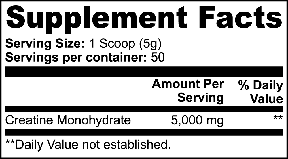 VitaNova Creatine Monohydrate – 500g | Pure Micronized Powder for Strength & Performance