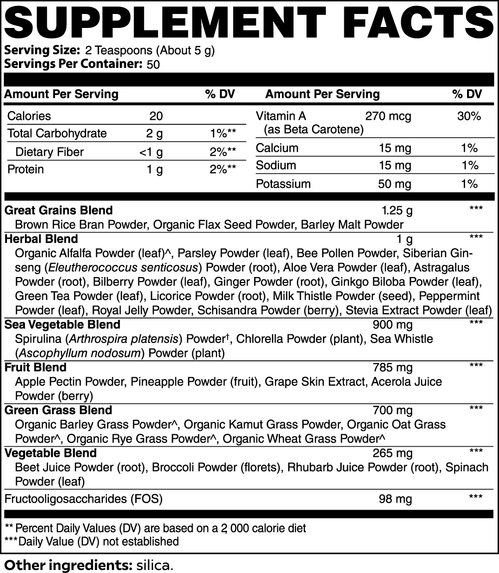 VitaNova Daily Greens – Pure Organic Superfood Blend for Energy, Digestion & Natural Vitality