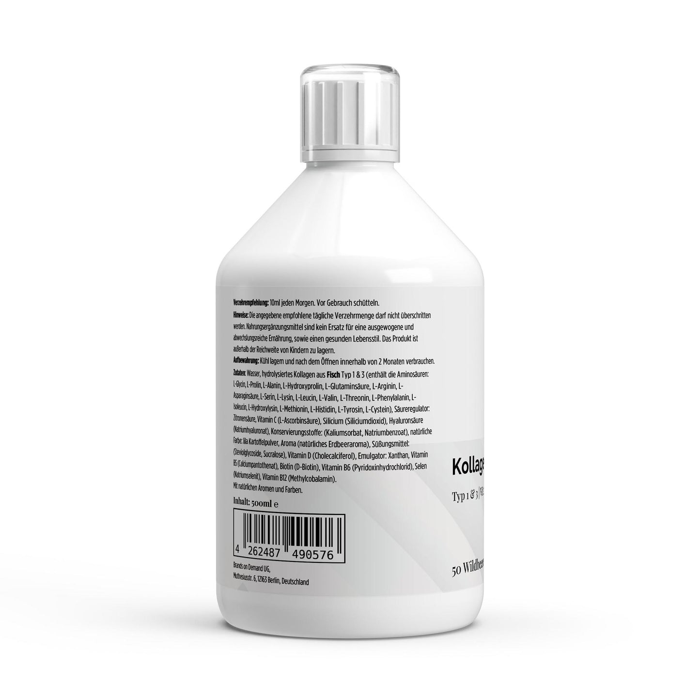 VitaNova Collagen+ Beauty Liquid – 500 ml | Advanced Collagen Formula with Vitamins & Hyaluronic Acid