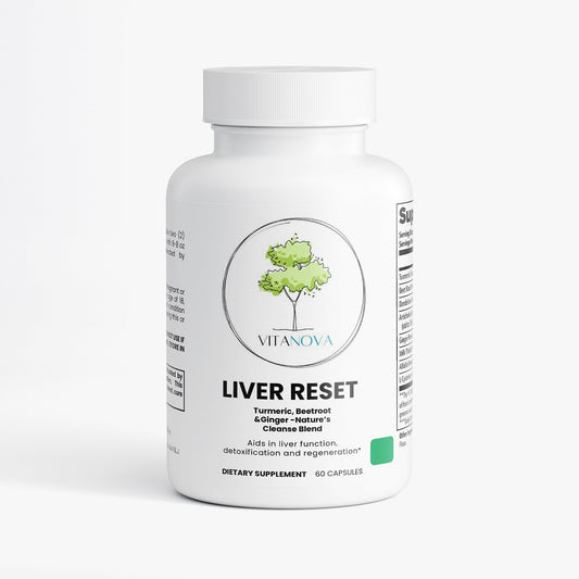 VitaNova Liver Reset – Milk Thistle & Herbal Liver Support (60 Capsules)