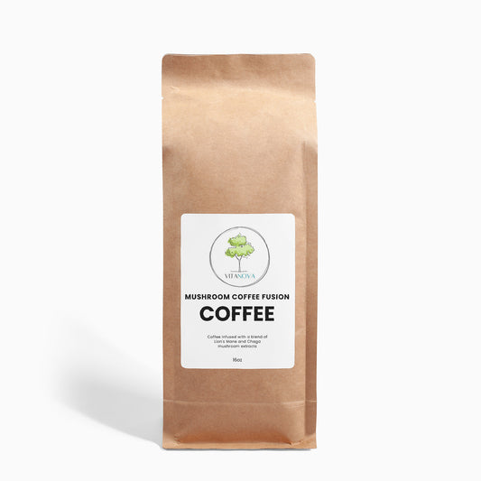 VitaNova Mushroom Coffee Fusion – Lion’s Mane & Chaga 454g