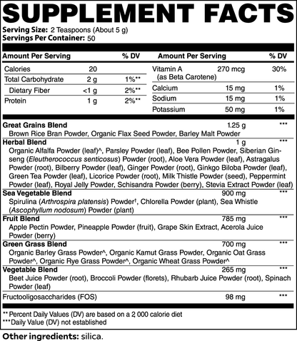 VitaNova Daily Greens – Pure Organic Superfood Blend for Energy, Digestion & Natural Vitality
